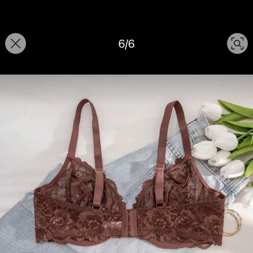 Shein bra new, brown, size 3XL