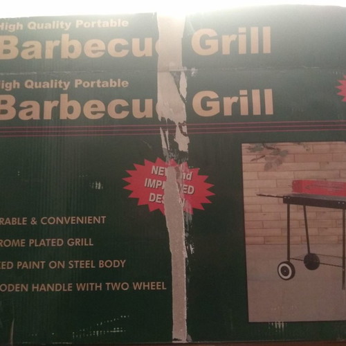 Barbeque grill trolley new