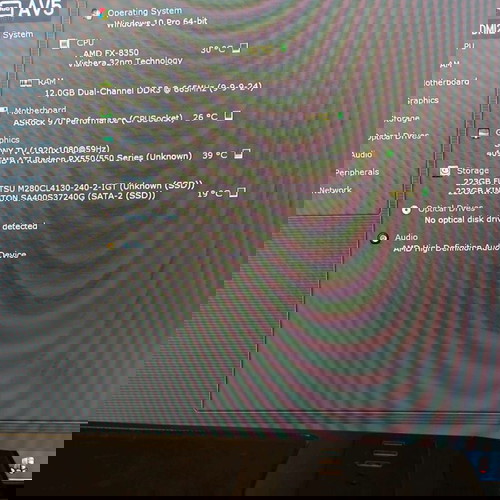 Gaming PC low budget σαν καινούργιο με κάρτα γραφικών Rx 550 4GB και πληκτρολόγιο Razer