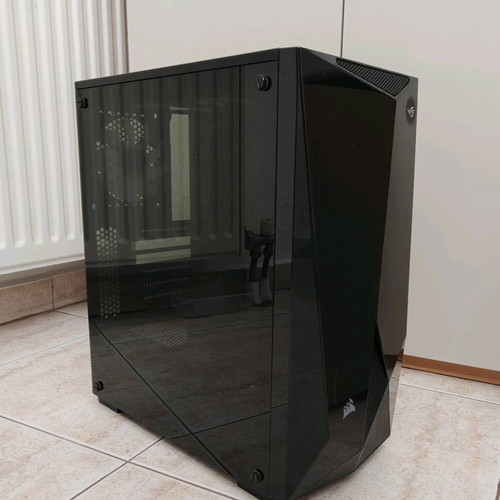 Corsair Carbide Series SPEC-DELTA RGB Tempered Glass Mid-Tower ATX Gaming Case used, black