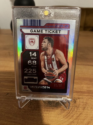 Panini Contenders Euroleague 2025-2026 Sasha Vezenkov card like new numbered 35