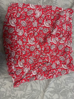 Zara red skort, size S