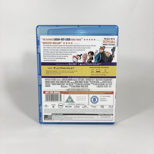 Despicable Me 2 Blu-ray like new with English subtitles