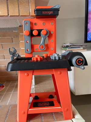 Παιδικός Πάγκος Εργαλείων Smoby Black & Decker σαν καινούργιο