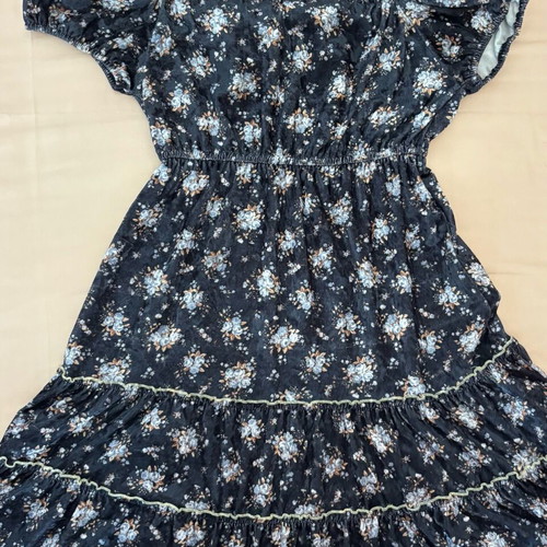 Velvet texture dress black like new, One Size