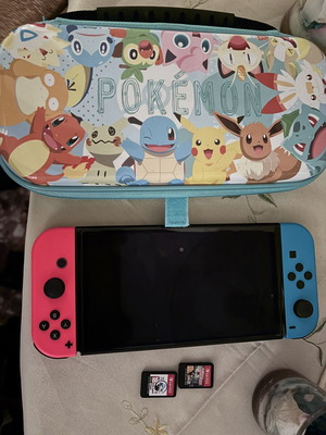 Nintendo Switch OLED πλήρες σετ με παιχνίδια, καινούργιο