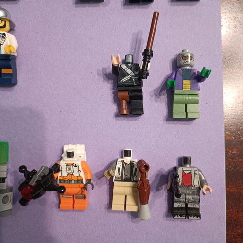 Lego Minifigure and Accessories Lot like new with Ninjago, Star Wars, Harry Potter, Marvel, City