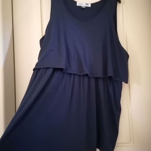 Old Navy Maternity Nursing Shirt dark blue XXL like new, viscose