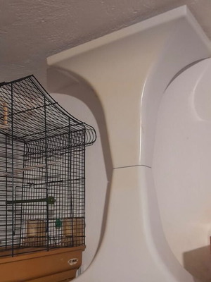 Bird cage with stand