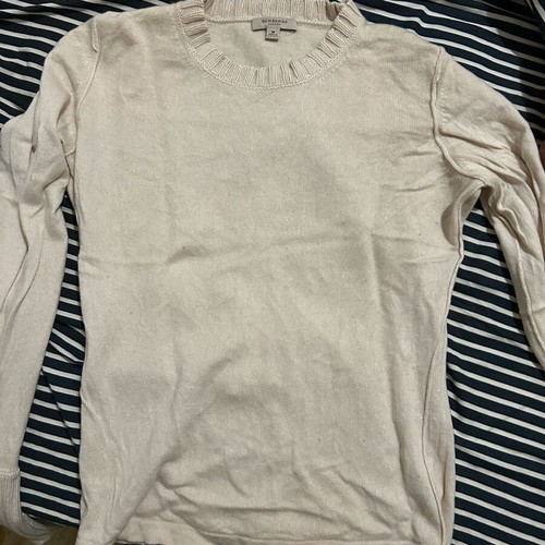 Burberry wool sweater like new, beige sand color, size M