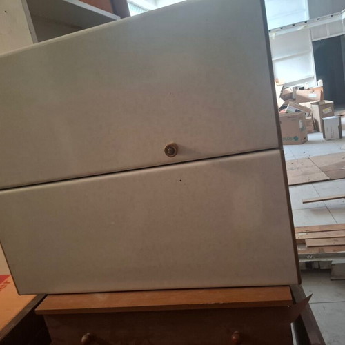 Bakelite cabinet like new, handmade wood, 70x85x34 cm