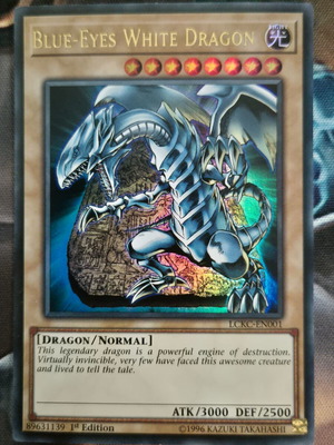 Blue-Eyes White Dragon LCKC Legendary Collection Kaiba 1st Edition near mint