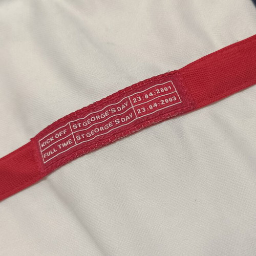 England National Team Umbro 2001 Jersey used, size S