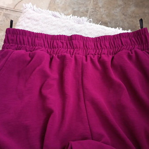 Wide-leg pants like new, size XL, purple
