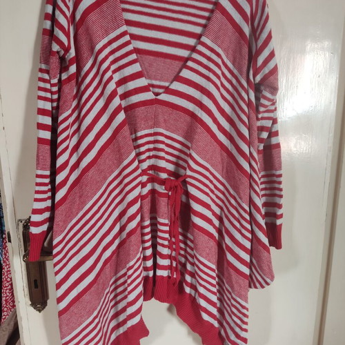 Helmi women's blouse poncho with tie