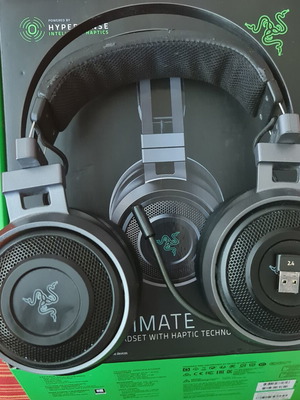 Razer Nari Ultimate ασύρματα ακουστικά gaming σαν καινούργια με 3.5mm USB