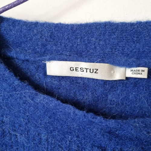 Wool sweater Gestuz like new, elegant blue model