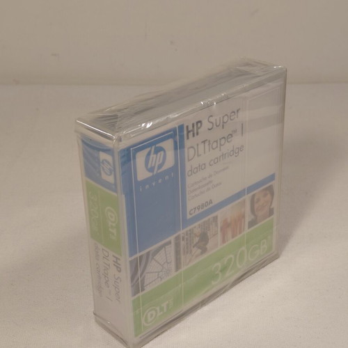 HP Super DLTtape I Data Cartridge C7980A Cassette 320GB like new, sealed