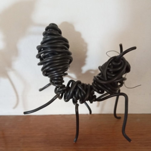 Wire Ant Sculptures by Christos Efstathiou