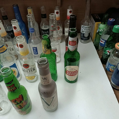Bottle collection used, pack of 42 pieces