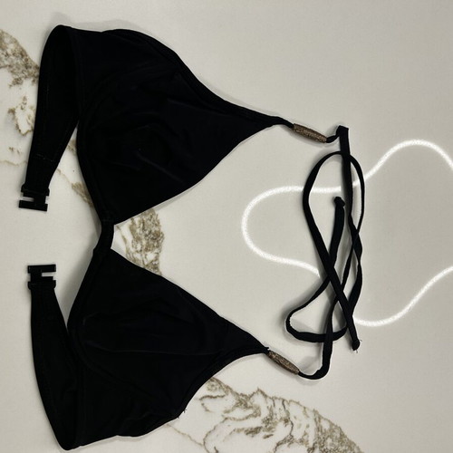 Black bikini top, size S / 36 / 8