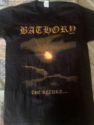Bathory t shirt size S like new, black