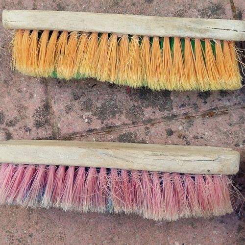 Set of whitewash brushes used, vintage