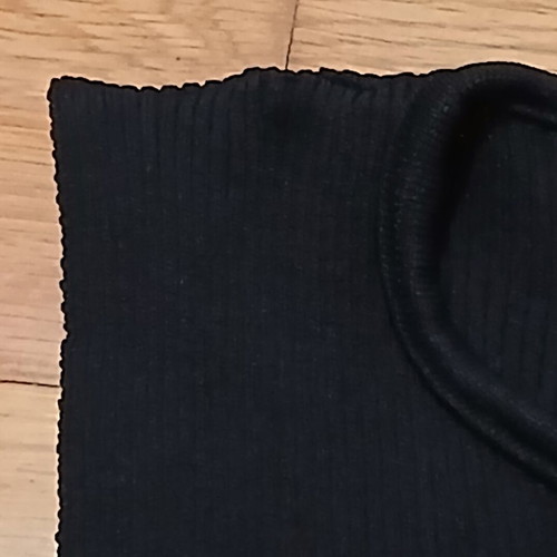 Black knitted top with silver details size XS like new