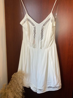 Jumpsuit used, white, size S/M
