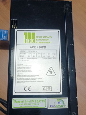 Computer power supply 420W used, supports LGA775 Intel ATX 12V v2.01