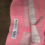 Zara fuchsia shorts XS new with zipper and button