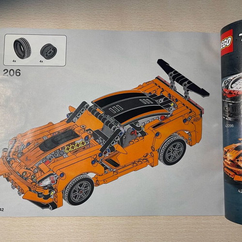Lego Technic 42093 Chevrolet Corvette ZR1 like new
