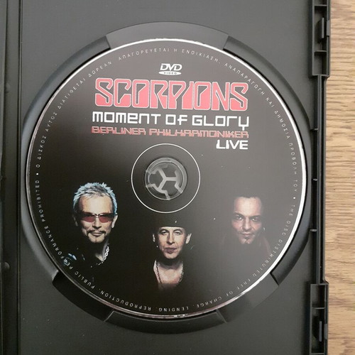 Scorpions Moment Of Glory Berliner Philharmoniker Live DVD like new