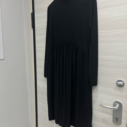 Zara women's dress new, black, size L polyester