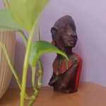 Handmade decorative ethnic/african style figurines like new, set of two