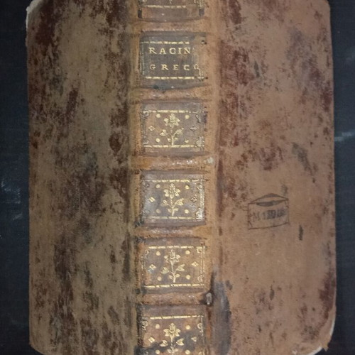 18th century book used, Greek roots, linguistics, etymology