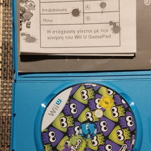 Splatoon Nintendo Wii U like new