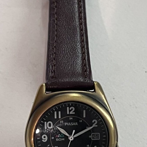 Pulsar Vintage Sport Watch Like New, 22mm, Black, Women's