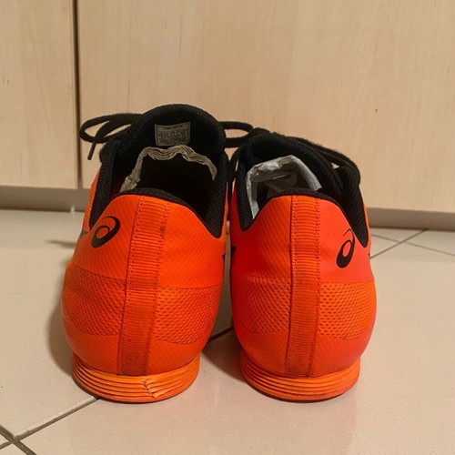 Asics Hyper MD track shoes like new, orange, size 45