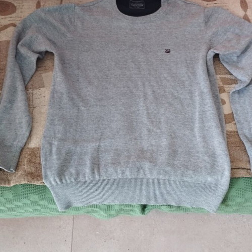Funky Buddha cotton sweater, size M, grey