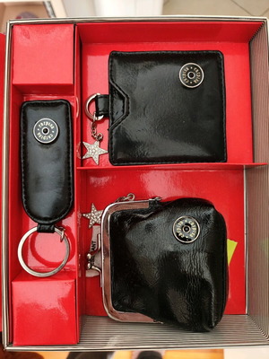 Carpisa gift set like new with wallet, key holder and coin purse
