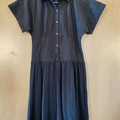 Zara cotton polo dress like new, large medium, gray