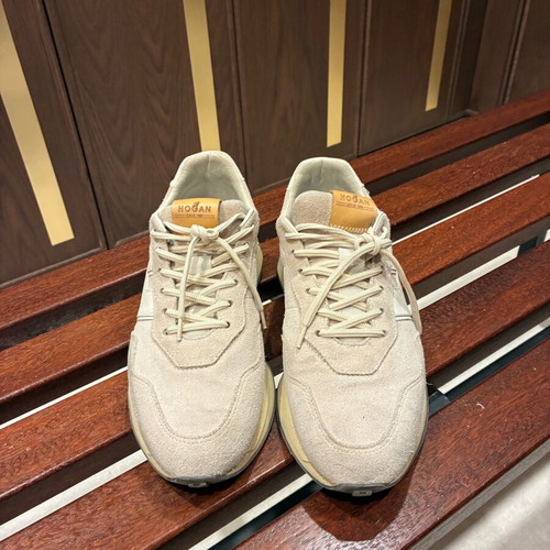 Hogan memory foam sneakers like new, beige, size 40