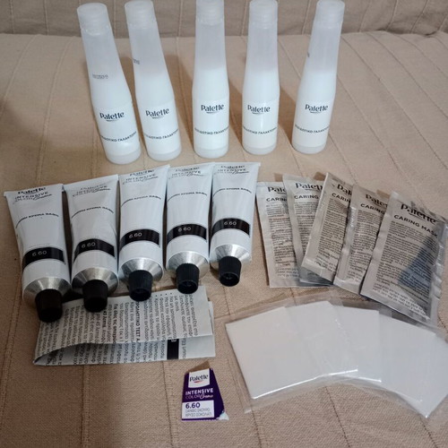 Palette Intensive Color Creme 6.60 hair dye set new, 5 pieces