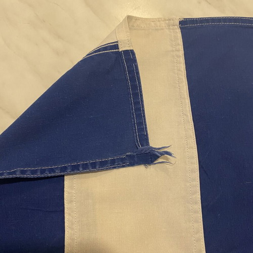 Sea flag used, size 90x130, sewn