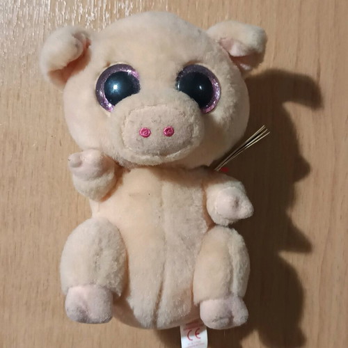 Ty Beanie Boos Piggley plush pig 15 cm like new
