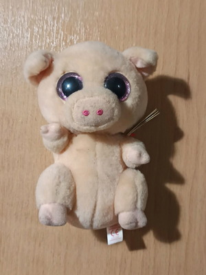 Ty Beanie Boos Piggley plush pig 15 cm like new