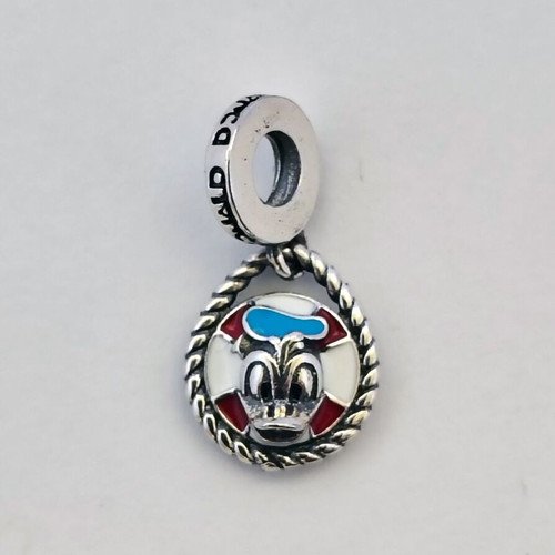 Donald Duck Captain charm made of S925 silver new