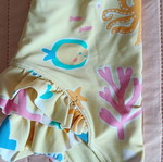Marks and Spencer one-piece swimsuit like new, yellow, 2-3 years