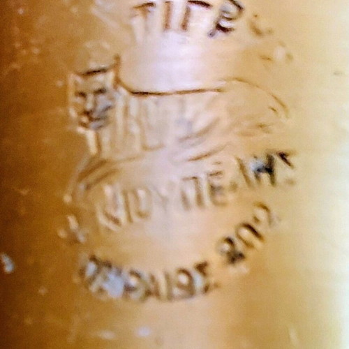 Vintage 50 ml canteen for wine or oil